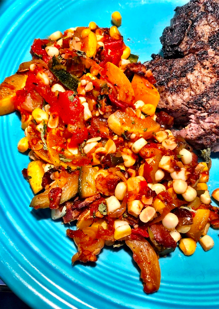 Bacon Ratatouille with a Kick     (Quick &&nbsp;Easy)